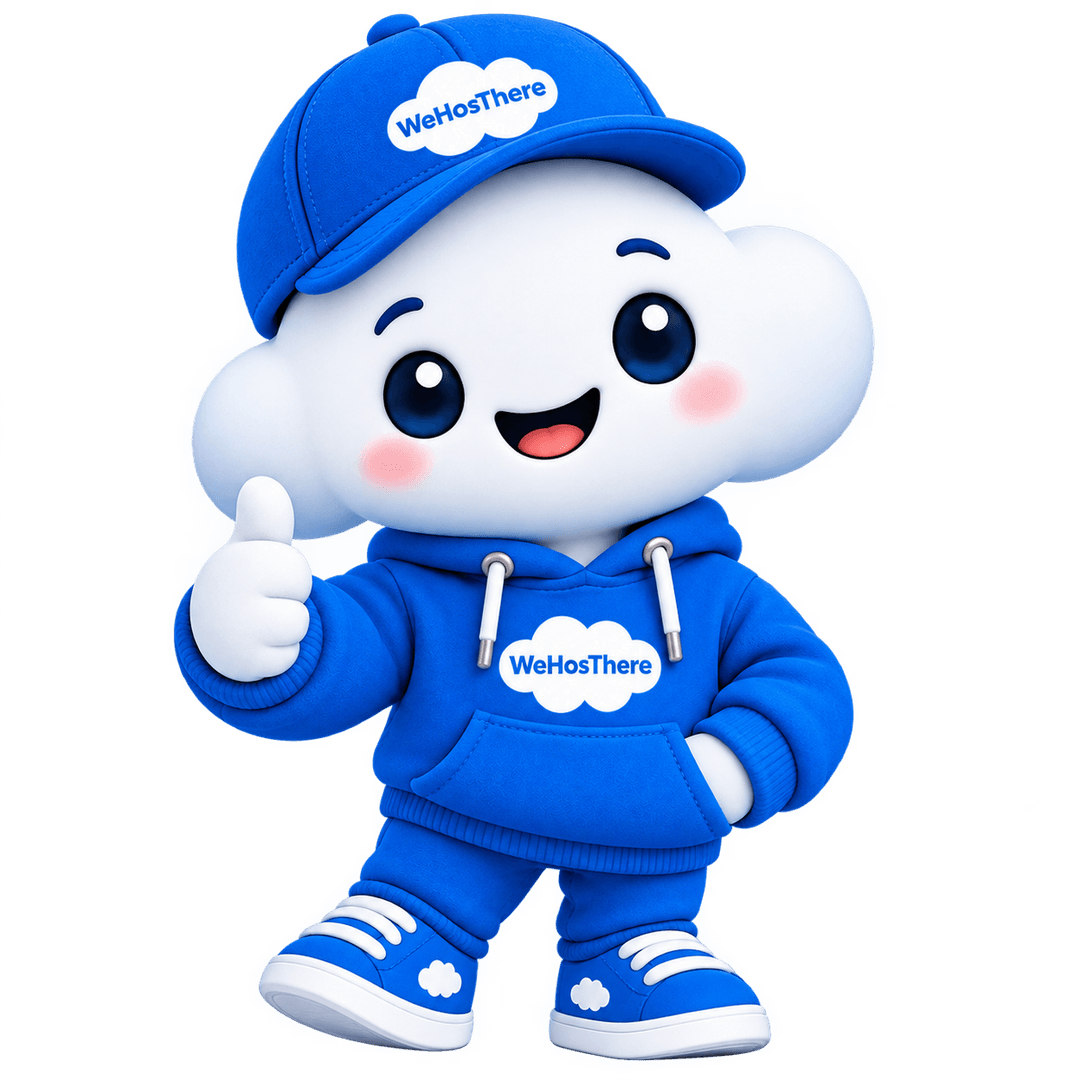 Mascote WEHOSTHERE